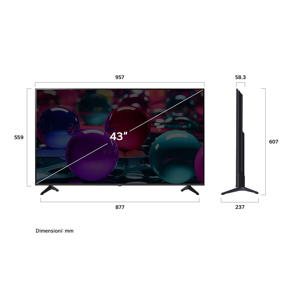 LG Smart TV 43" 4K